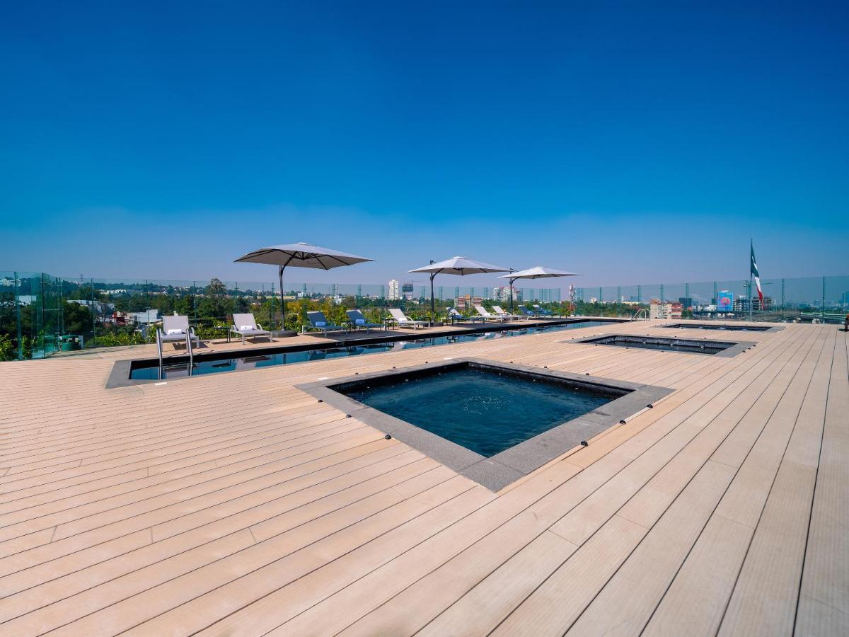 Galeria Plaza San Jeronimo Hotel Ciudad de México Exterior foto Rooftop pool